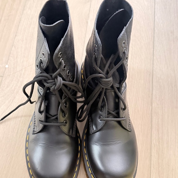 Dr Martens 1490 / 1461 MM6 LEATHER LACE UP BOOTS main image 9
